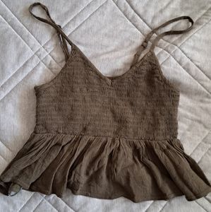 Aeropostale Olive Tank Top